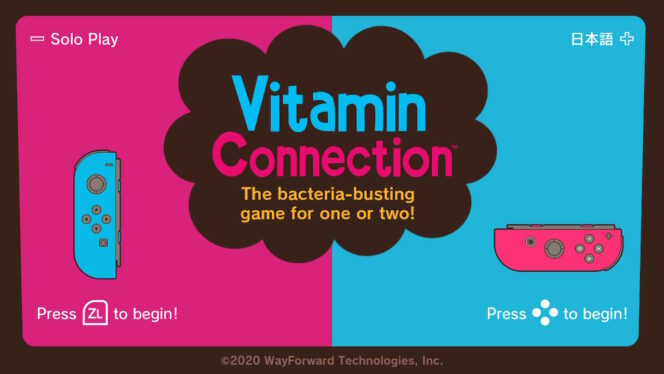 Vitamin Connection Title Screen