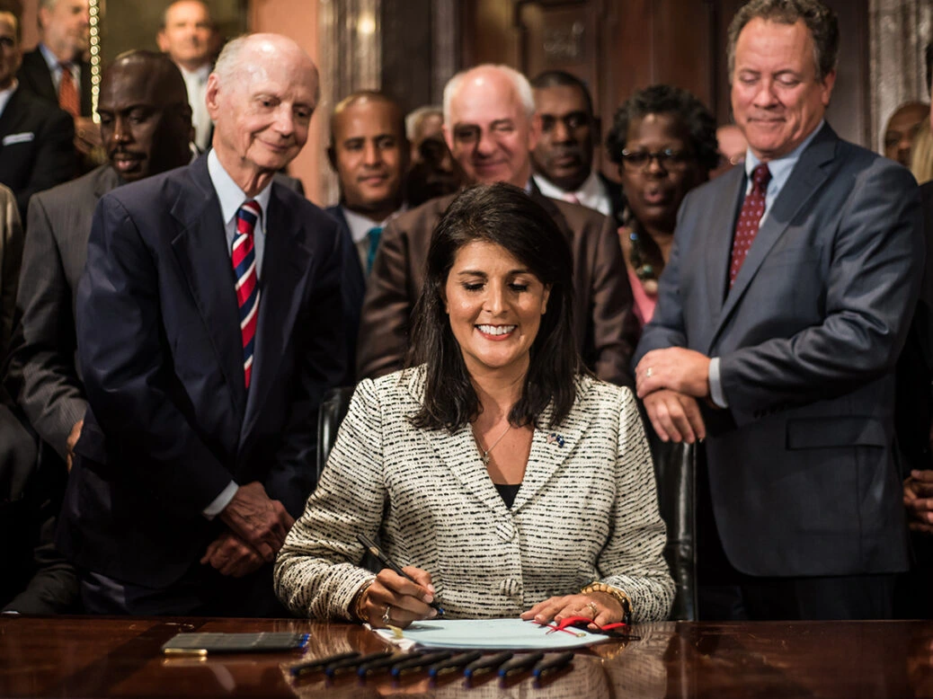 Nikki Haley 2024: A screenshot of Nikki Haley's Twitter page, highlighting her active engagement and policy discussions for the 2024 election.