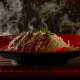 Wagyu steak cooked to perfection, showcasing its marbled texture and rich flavor.