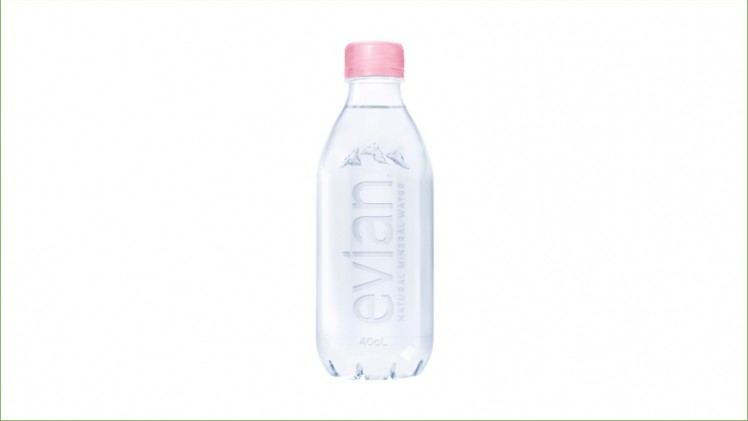 Evian Water Bottle