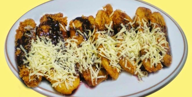 pisang keju coklat