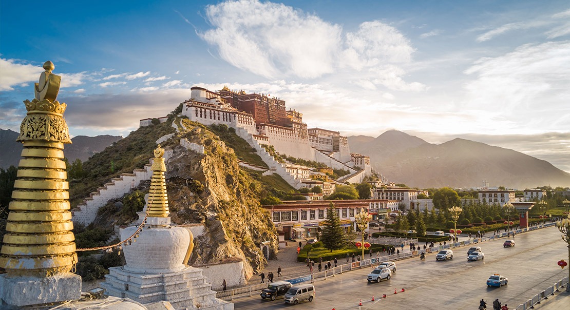 A Hub of Tibetan Buddhism