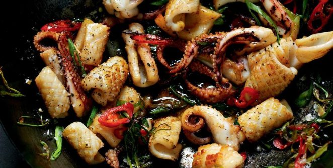 Black Pepper Squid