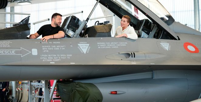 Ukrainian pilots undergo training to operate F-16 jets, learning advanced radar and weapon systems.