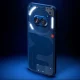 Close-up of the Nothing Phone (2a) highlighting the innovative transparent design and aluminum frame.