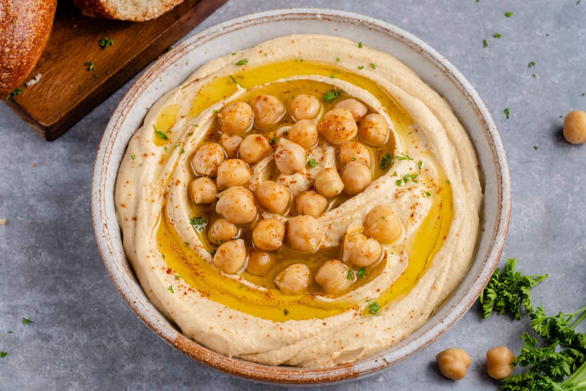 Penyajian Hummus