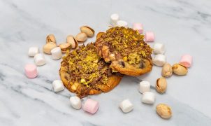 Pistachio Kunafa Cookies